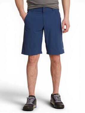 MEC Blue Crinkum Stretch Cycling Hiking Outdoor Shorts size 30